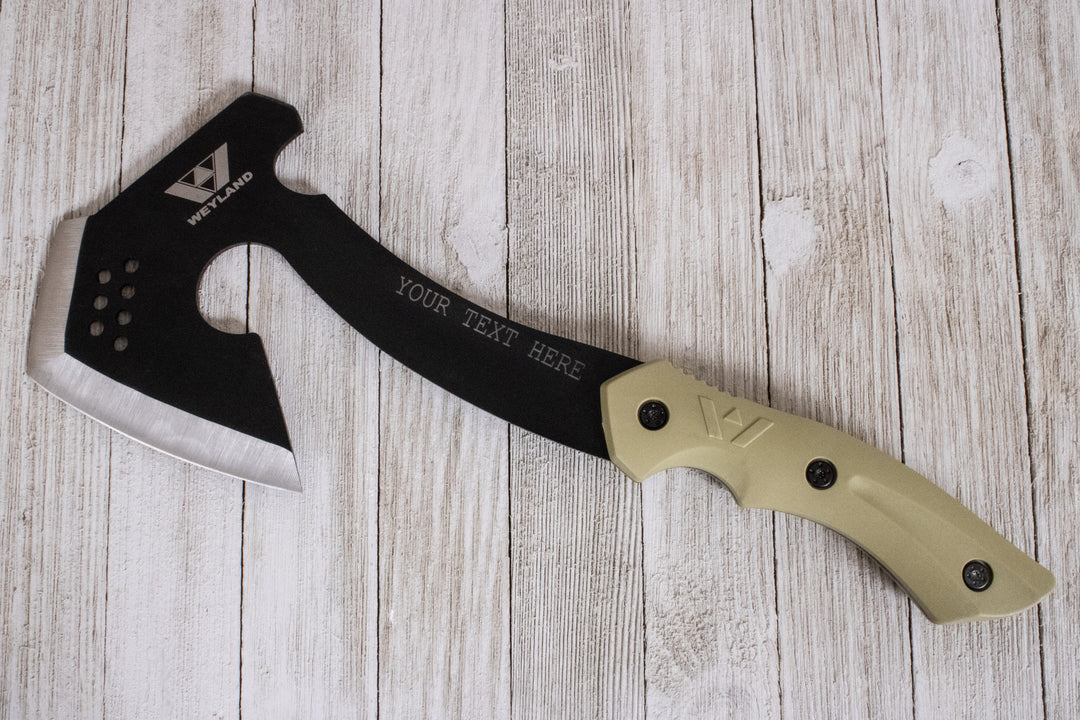 Custom Engraved Survival Axe