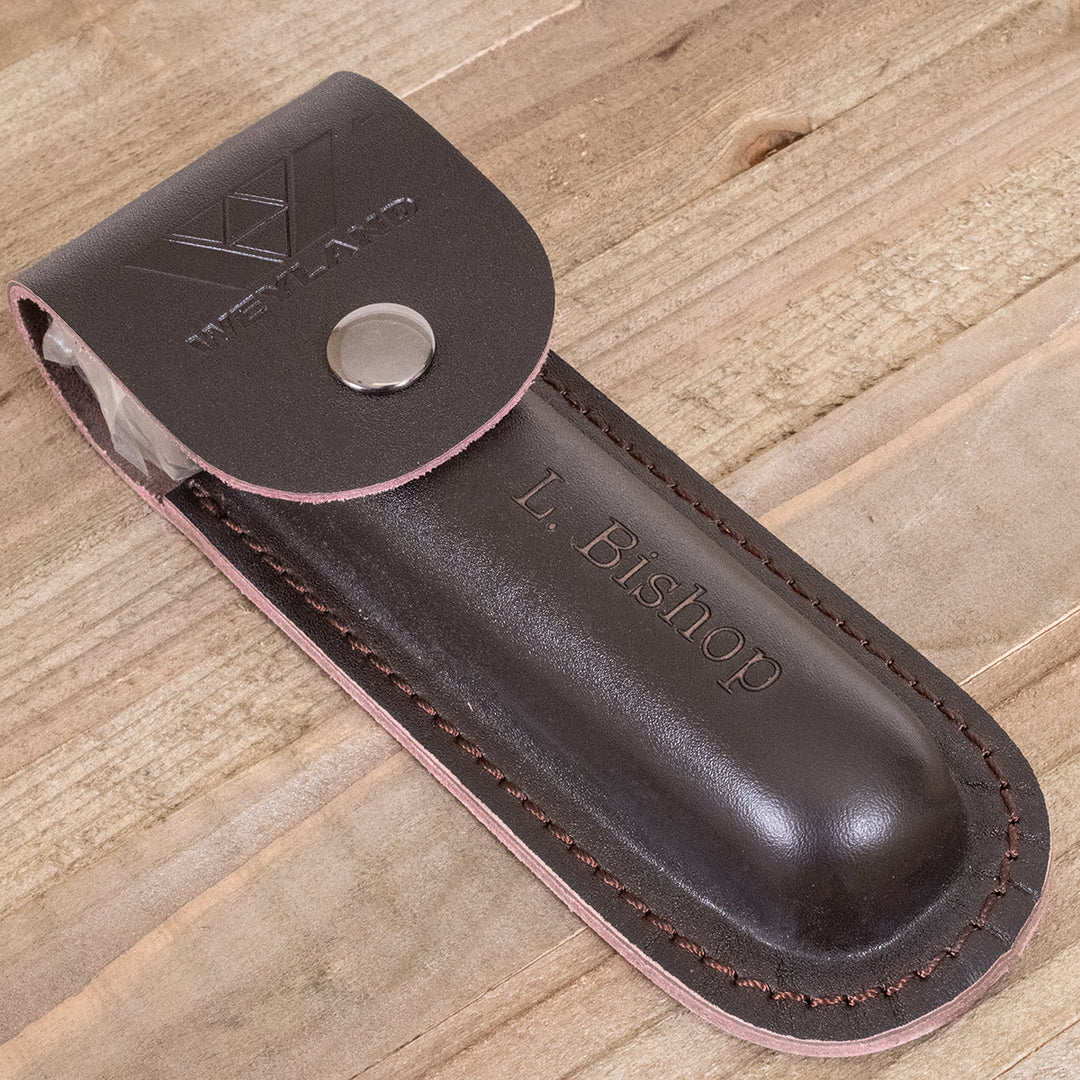 1 Inch Settlers Tool with Custom Engraved Sheath