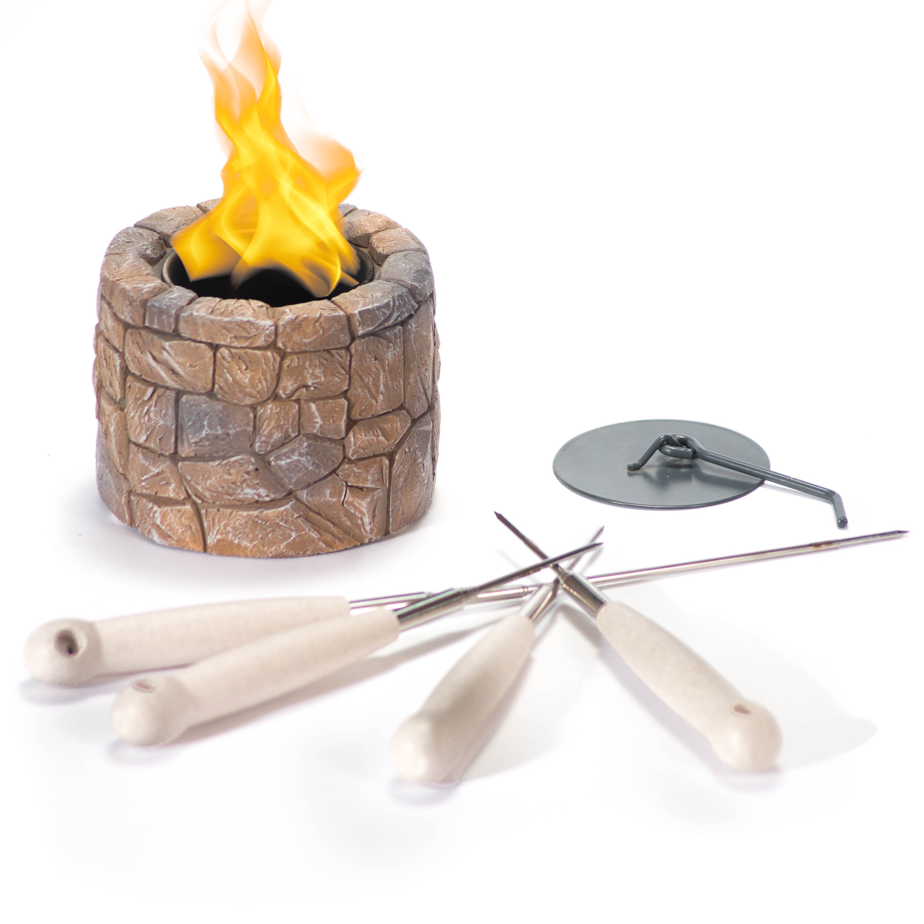 ラヴィンフレーム Tabletop Fire Pit グラスガードセット Mountain Tabletop Fire Pit 180 Plus | Portable Fire Pits, No