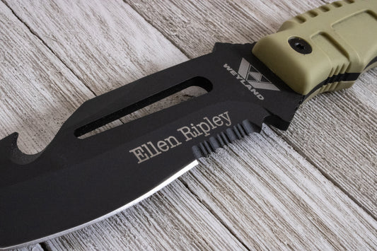 Custom Engraved Tactical Knife
