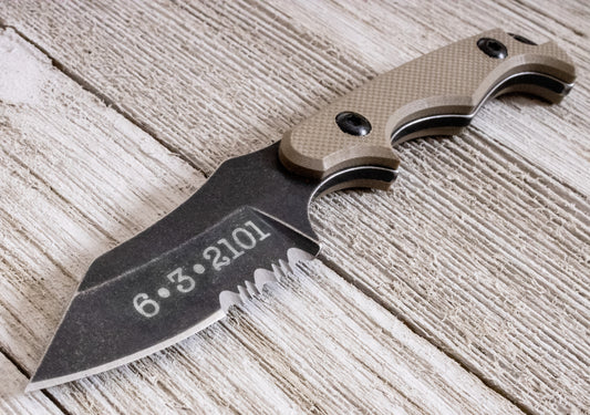 Custom Engraved Neck Knife