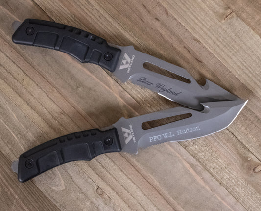 Custom Engraved Survival Knife