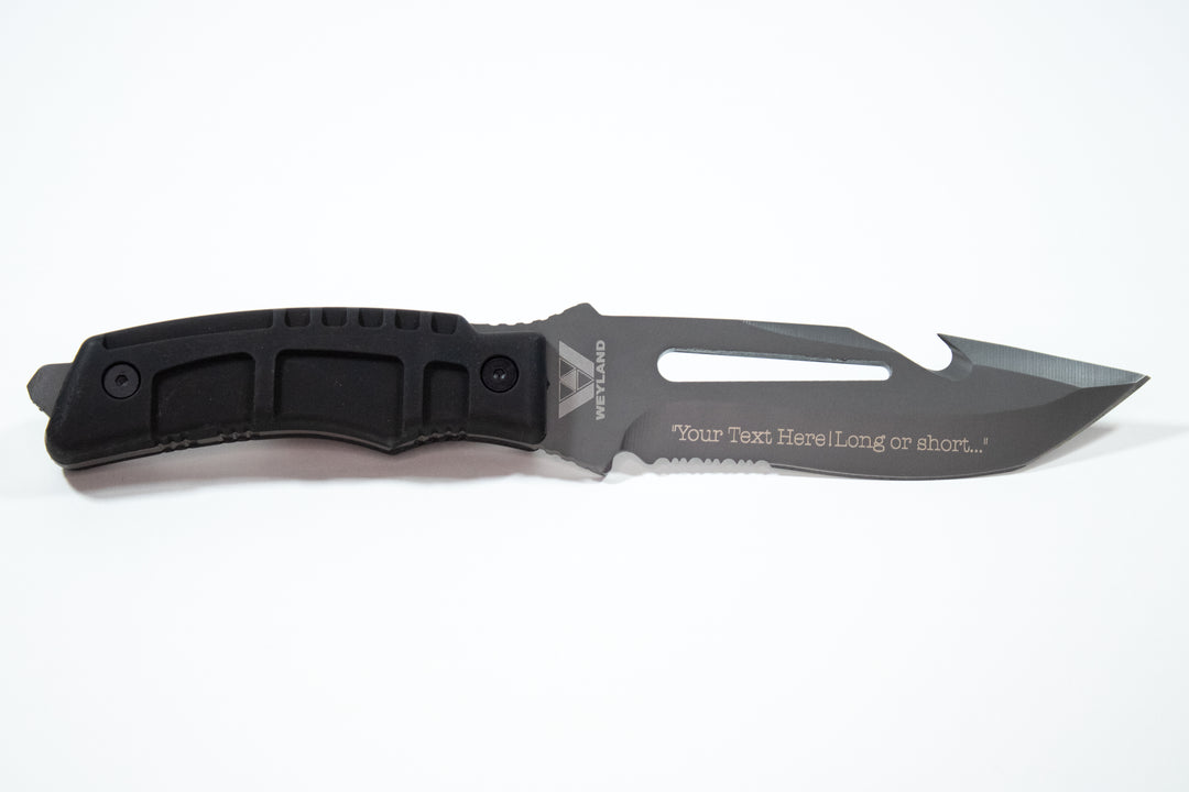 Custom Engraved Survival Knife