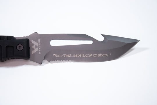 Custom Engraved Survival Knife
