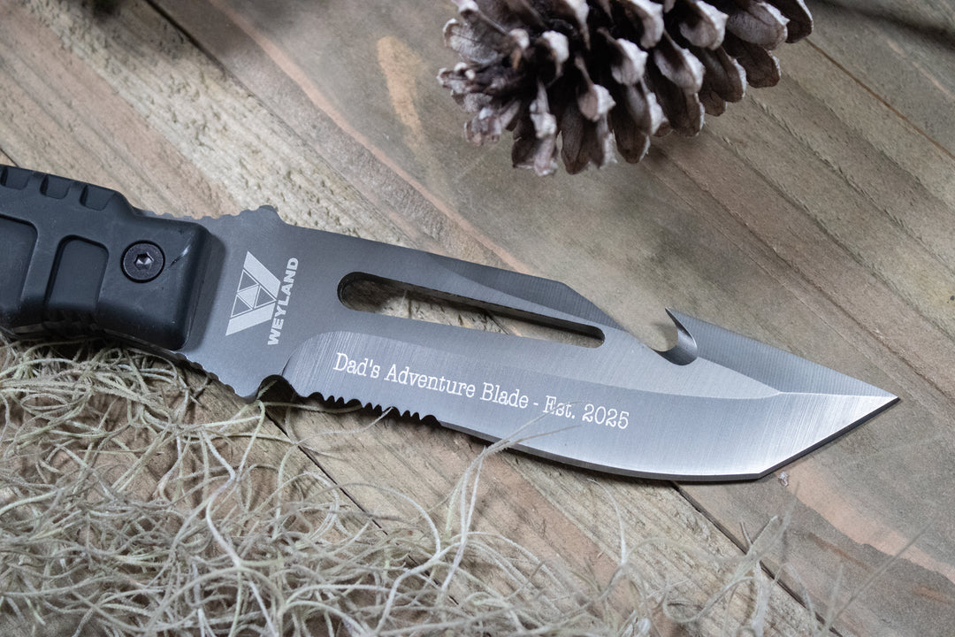 Custom Engraved Survival Knife