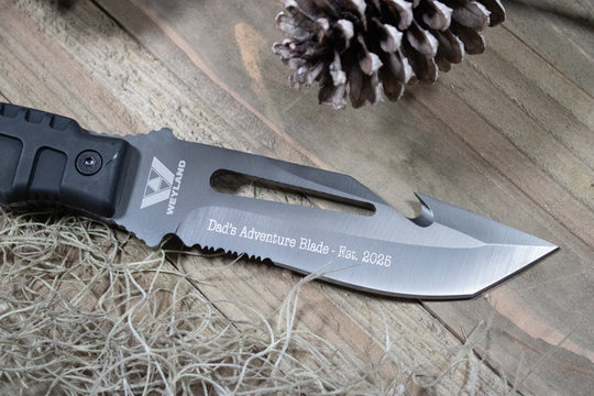Custom Engraved Survival Knife