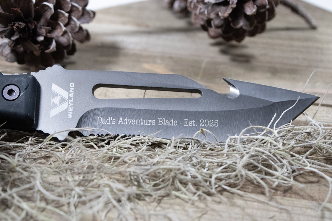 Custom Engraved Survival Knife