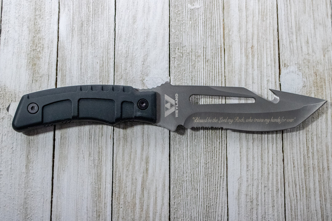 Custom Engraved Survival Knife