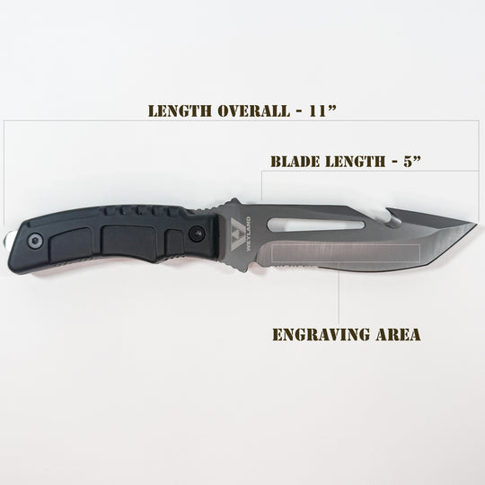 Custom Engraved Survival Knife