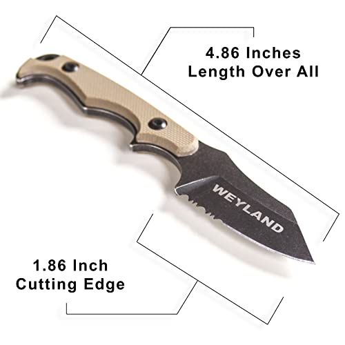 WEYLAND EDC Fixed Blade Tactical Neck Knife