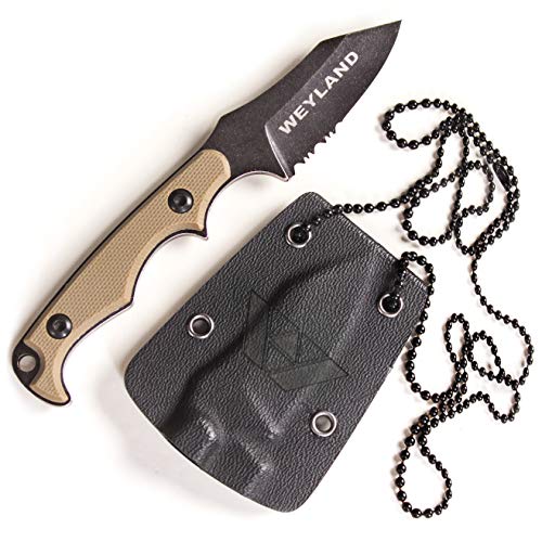 WEYLAND EDC Fixed Blade Tactical Neck Knife