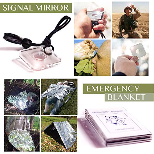Portable Outdoor Signal Mirror Outdoor Survival Emergency