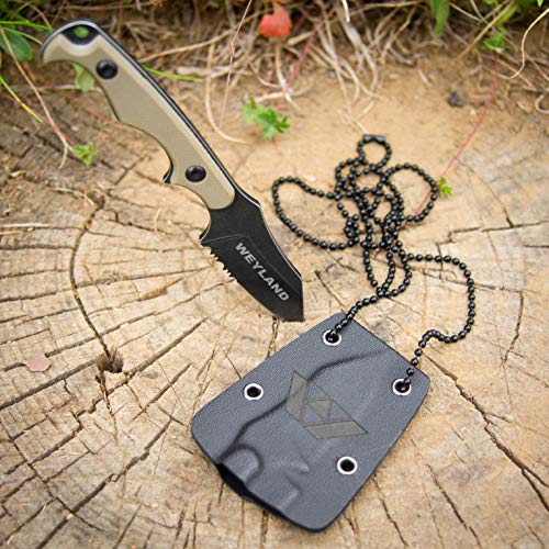 WEYLAND EDC Fixed Blade Tactical Neck Knife